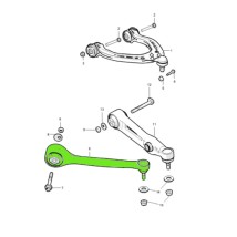 Bras de chasse, Carrossage,  Suspension Tesla Model S & X, Essieu Avant Droit- 1041575-00-B