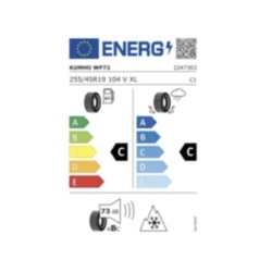 Kumho Wintercraft WP72 255/45 R19 104V XL, 3PMSF